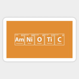 Amniotic (Am-Ni-O-Ti-C) Periodic Elements Spelling Sticker